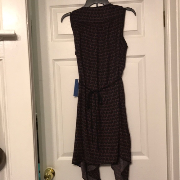 NWT Simply Vera Black Pattern Dress - Picture 7 of 8